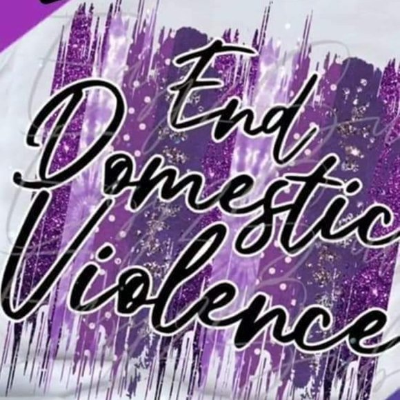 Heart On Fire Boutique Tops - DOMESTIC VIOLENCE AWARENESS T-SHIRT